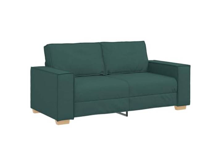 Makastle 2 Sitzer Sofa Couch Dunkelgrün 180x78x84 cm Stoff