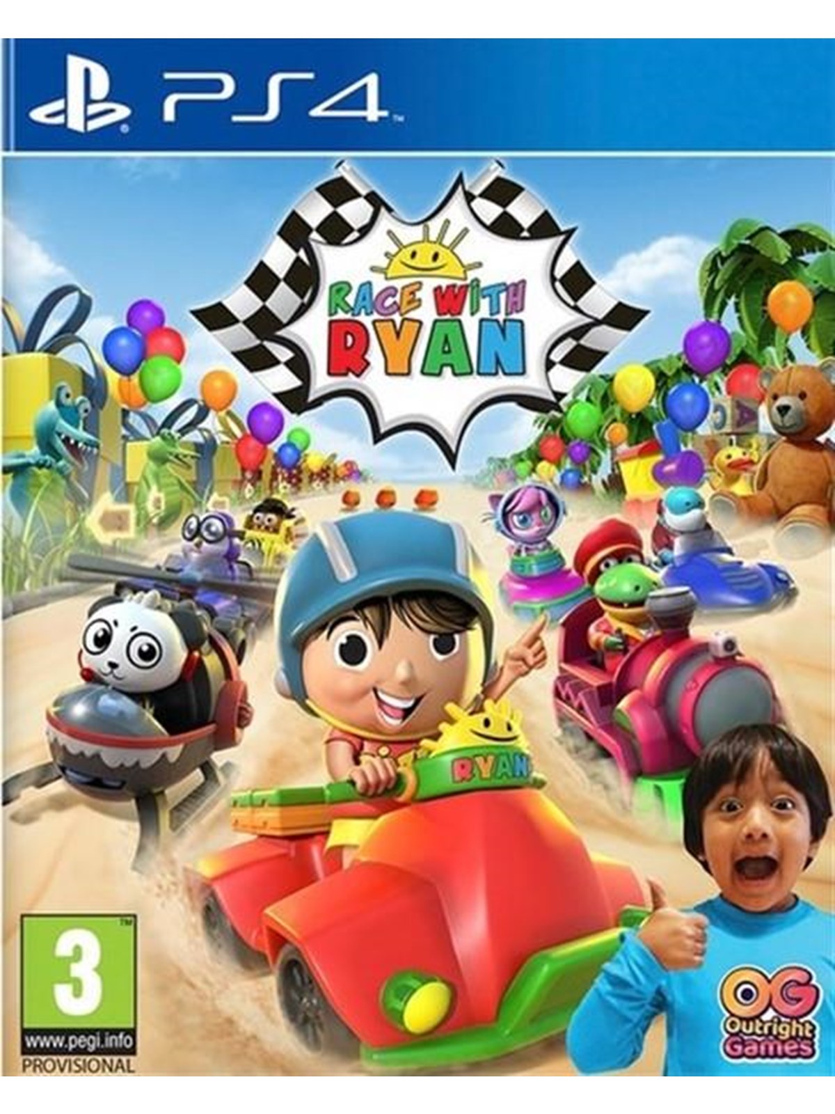 Race With Ryan - Sony PlayStation 4 - Rennspiel - PEGI 3