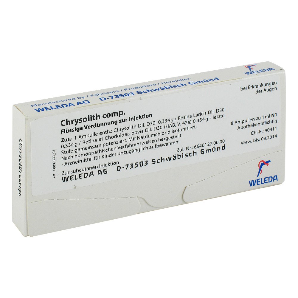WELEDA AG Chrysolith compositus Ampullen 01620785