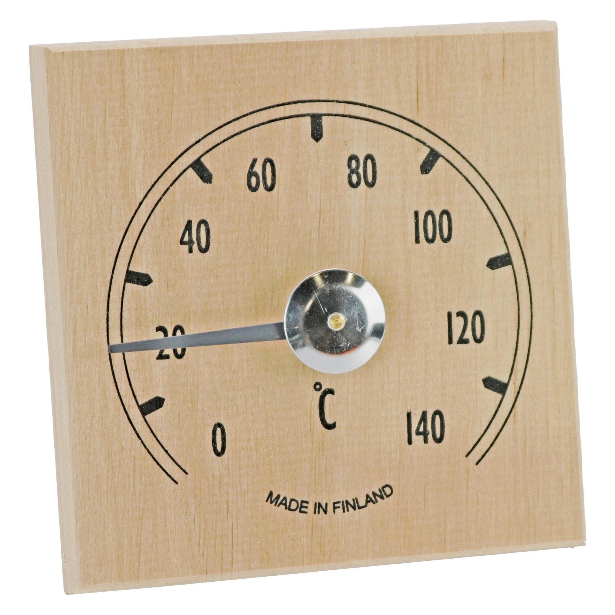 Saunia Saunathermometer, 12 x 12 cm, Erle (52280614)