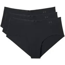 Under Armour 3P Pure Stretch Hipster 1325 Schwarz Large Damen