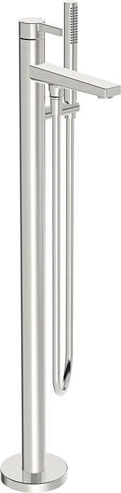 Wannenarmatur Hansaloft 57762073 chrom, bodenstehend, Ausladung 197 mm