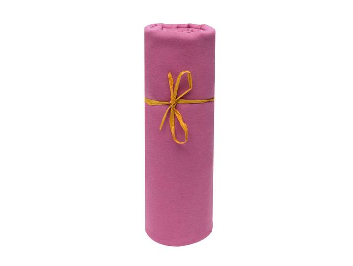 Drap housse bébé jersey bio lie de vin 70x140