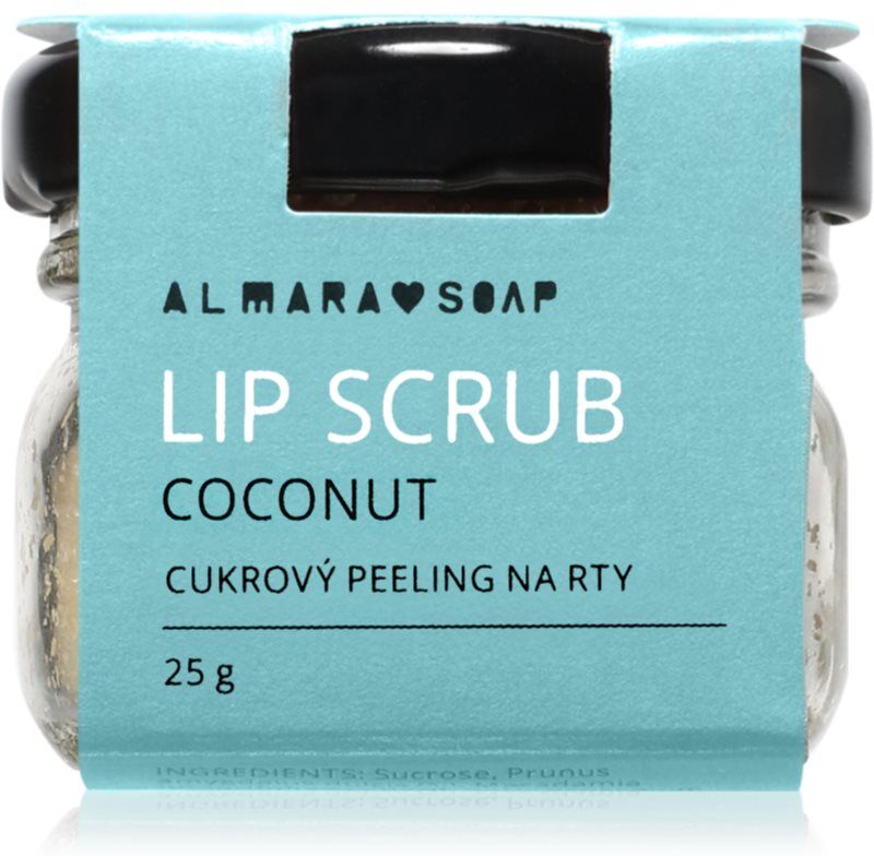 Almara Soap Lip Scrub sugar scrub for lips Coconut 25 g