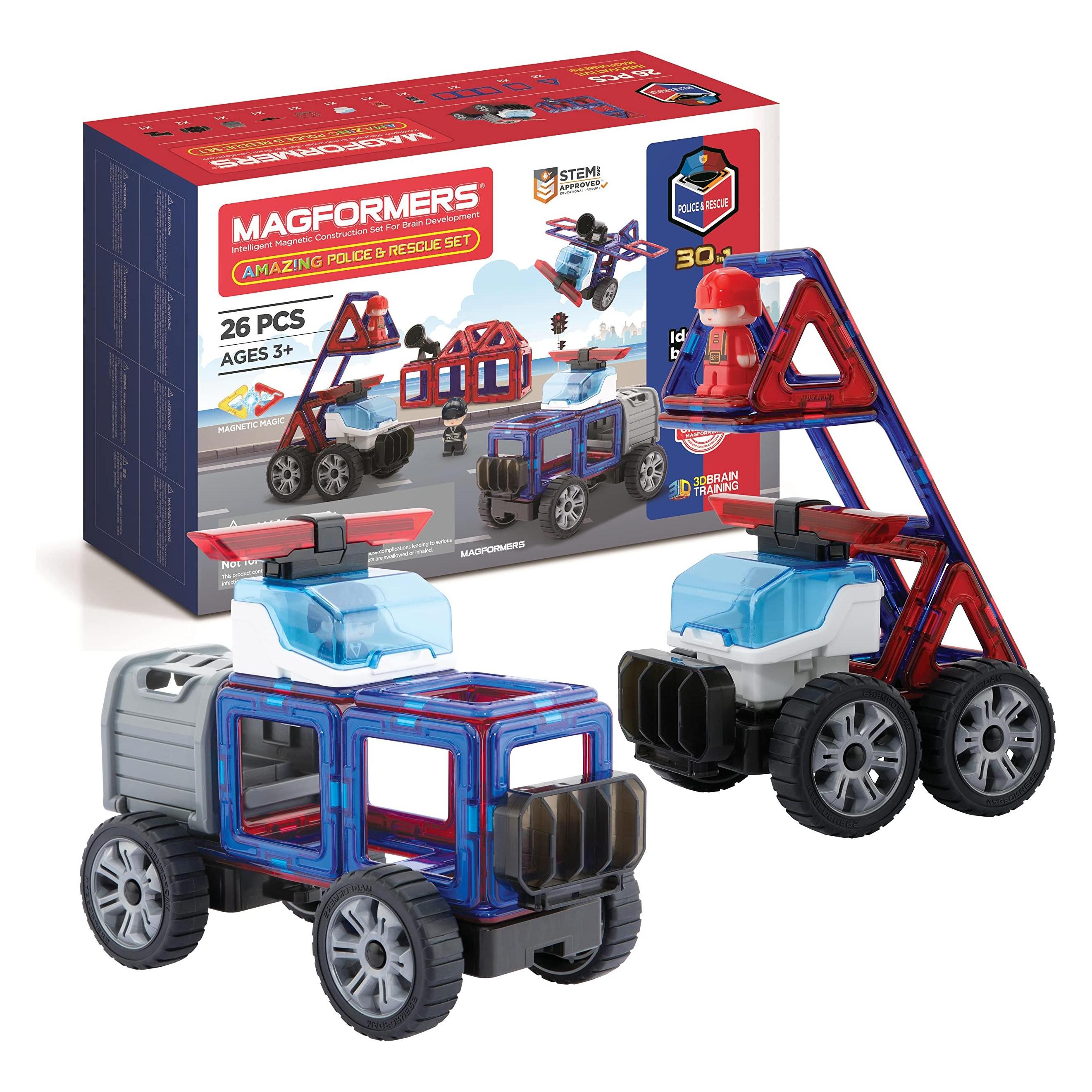 Magformers Amazing Police Rescue set, 16 pc (3069)