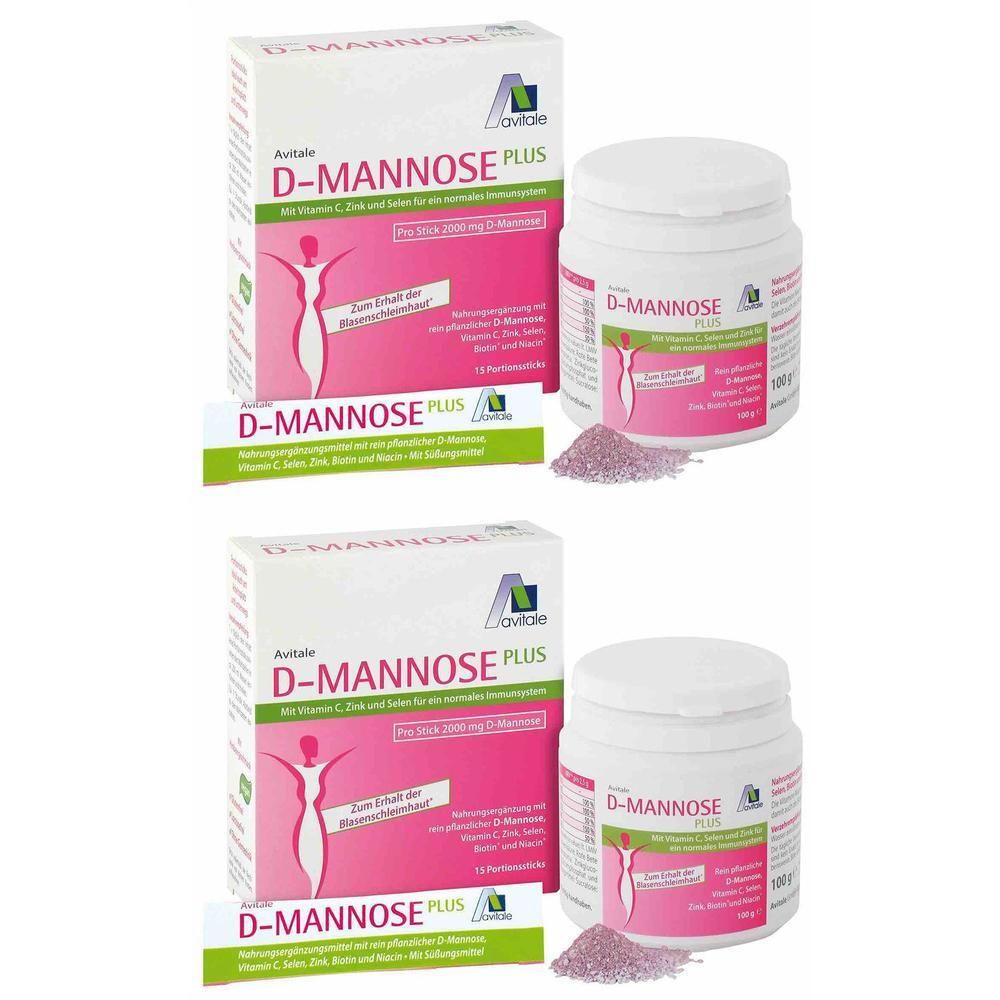 D-Mannose Sparset 15xSticks+100 g Pulver 2x 2x1 St