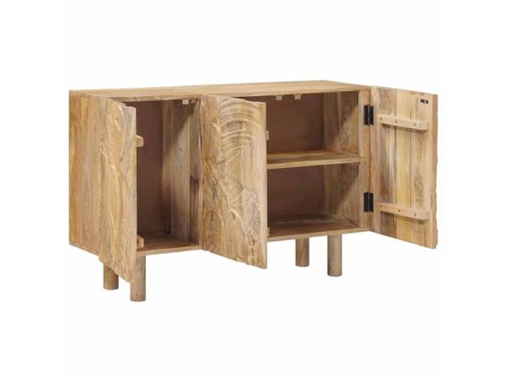 Sideboard 100 x 30 x 65 cm Mangoholz Holzwerkstoff Massives Mangoholz, Holzwerkstoff, kompakte Maße, viel Stauraum, Innenbereich, Montage erforderlich