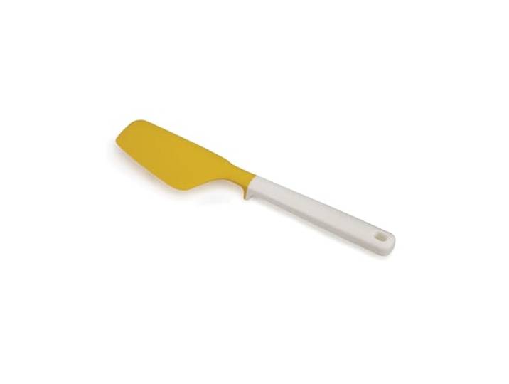Joseph Joseph Elevate Spatule Retourner Oeufs avec repose-outils intégré\, Spatule Flexible en Silicone\, Résistant à la Chaleur\, antiadhésive\, Jaune