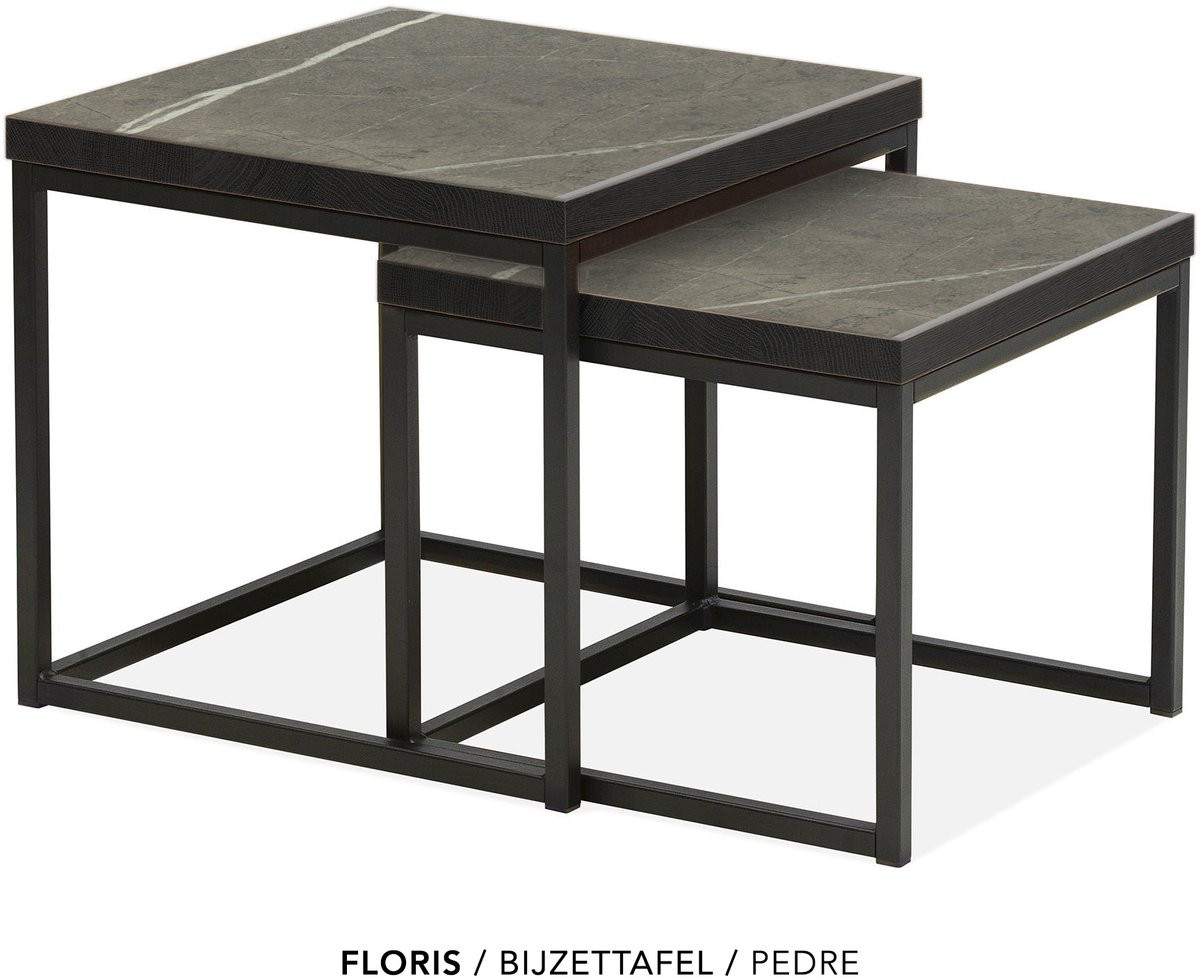 Maxfurn Set vierkante salontafel - Pedra