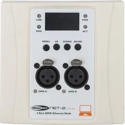 Showtec NET-2 Panel 3-polig - weißes Gehäuse