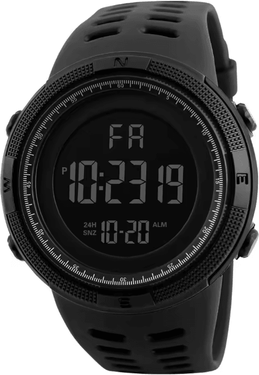 Inspire Essentials Military LED Digital Sports Watch Luminous Multifunction black