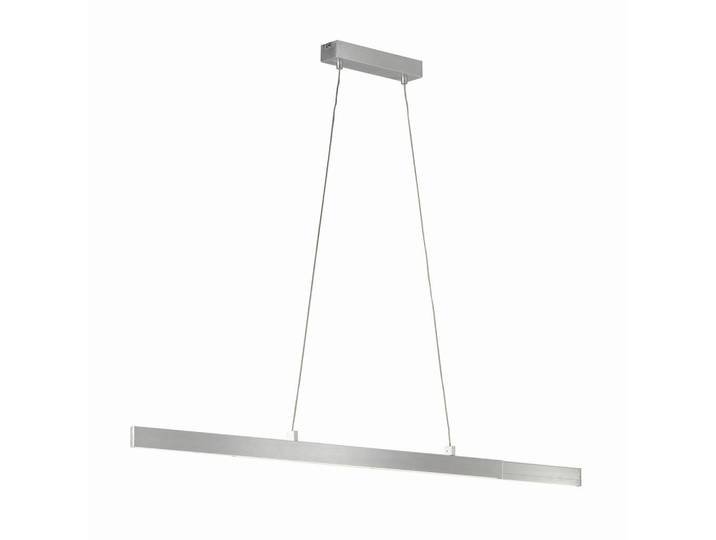 Schöner Wohnen Led-Hängeleuchte Stripe, Alufarben, Metall, 6x110-140 cm, ausziehbar, Lampen & Leuchten, Innenbeleuchtung, Hängeleuchten, Pendelleuchten