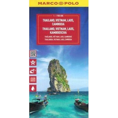 Thailandia, Vietnam, Laos, Cambogia 1:1.900.000, Karte von , Marco Polo
