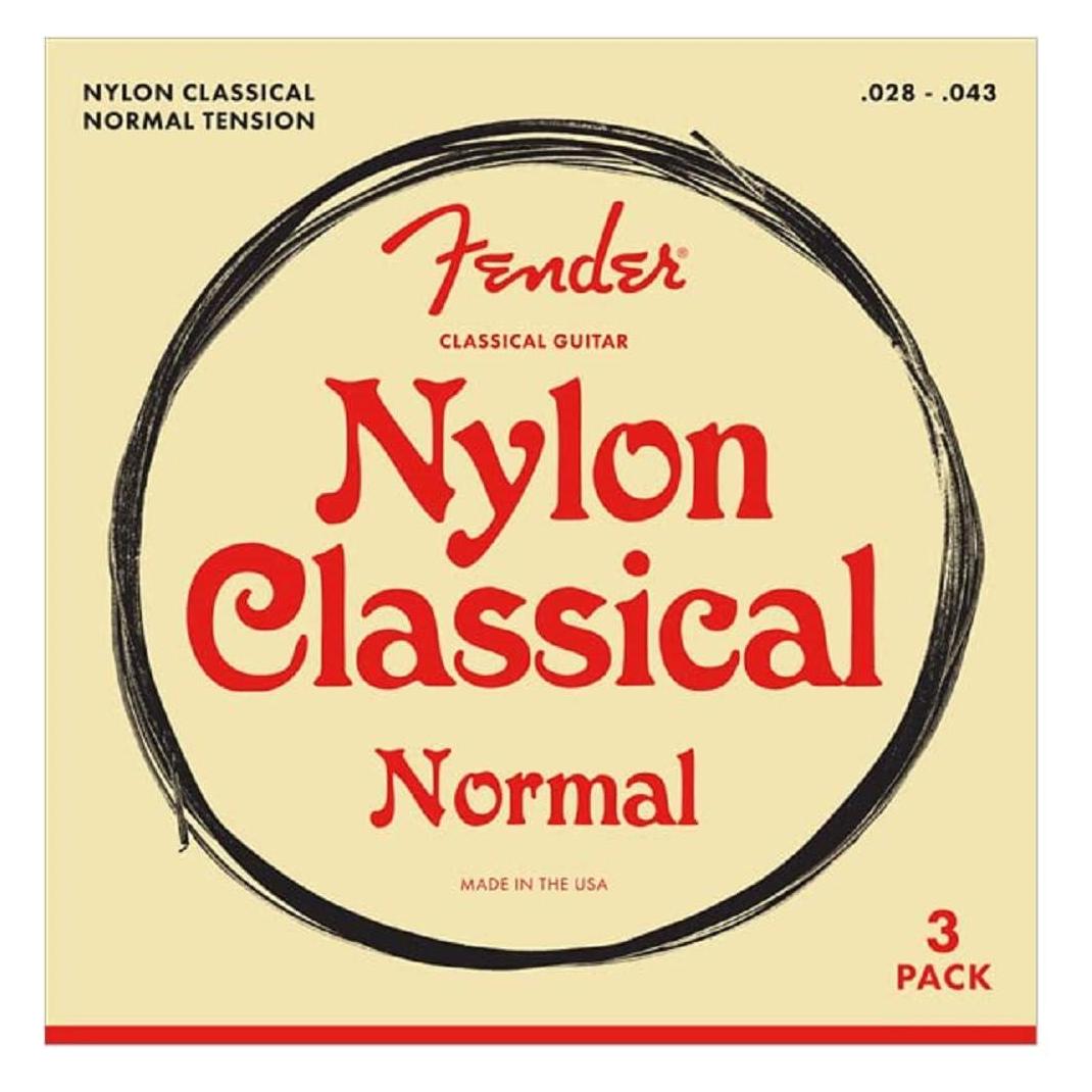 Fender 100 Nylon Classic Strings 3-Pack (3x, 0.04") (46534520)