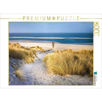 CALVENDO Puzzle Dünenlandschaft im Naturschutzgebiet Ellenbogen bei List auf Sylt | 2000 Teile Lege-Größe 90 × 67 cm Foto-Puzzle für glückliche