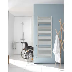 Zehnder Design-Heizkörper Toga Austausch, 1.148 x 35 x 600 mm, Light Grey