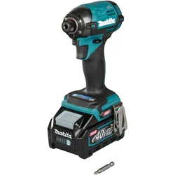 Makita, Bohrmaschine + Akkuschrauber, TD002GD201 Akku-Schlagschrauber-Set 40,0 V max., mit 2 Akkus (Schlagschrauber)