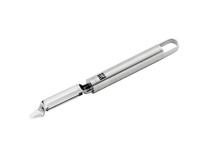 Éplucheur à lame oscillante ZWILLING Pro\, longueur : 21 cm\, acier inoxydable\, manche ergonomique\, argent