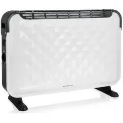 Emerio Konvektor 2000W, freistehend, Thermostat, weiss, Heizkörper, Schwarz, Weiss