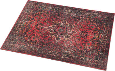 Drum N Base Vintage Pedal and Amp Rug Red Rot