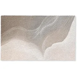 FUSSMATTE Wellenlinien - Luftströme - Harmonisch Schmutzfänger 150x90 cm