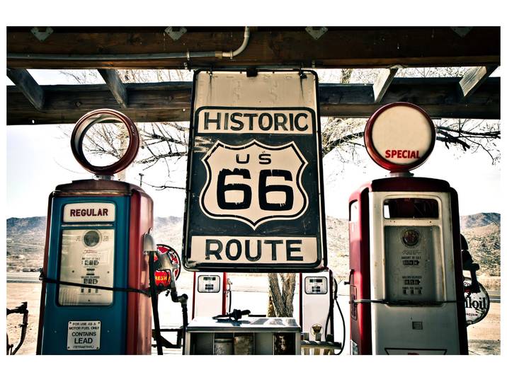 Canvas Route 66 image LAND