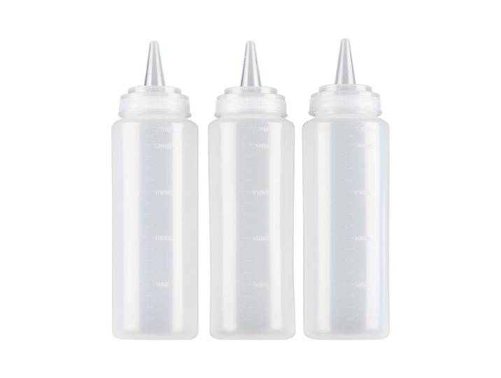 ProChef Quetschflasche 236ml 3ersetTransparent