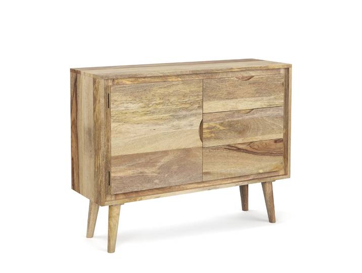 Sideboard Holz Vintage JARON 90 x 70 cm