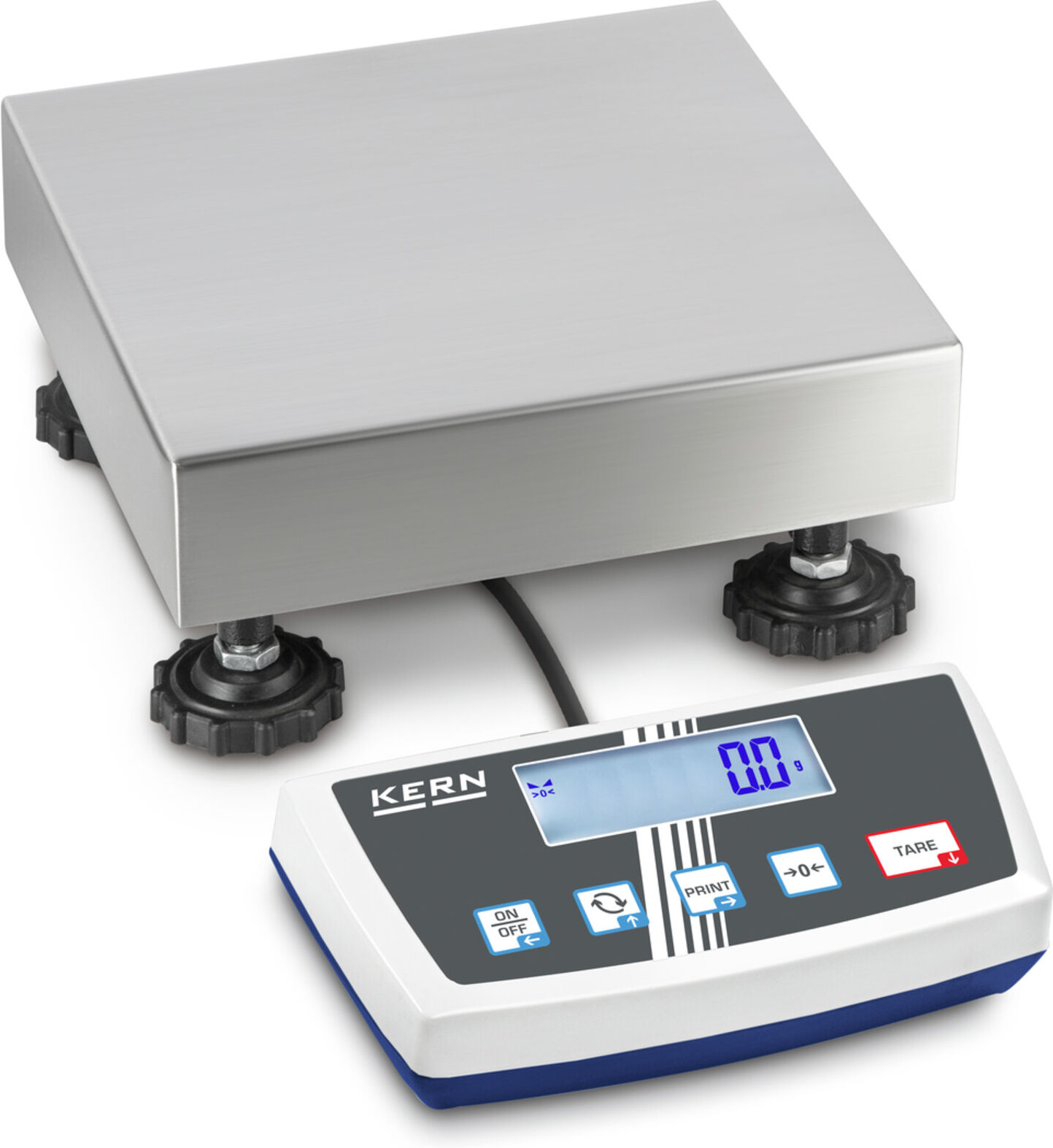 Kern Präzisions-Plattformwaage DS 10K0.1S+C kalibriert, Max = 10 kg, d = 0,1 g ; KERN & Sohn)