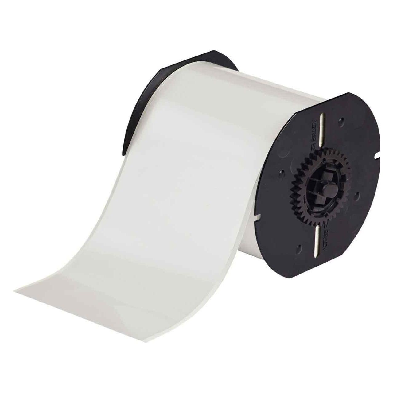 Brady B-595 - Glossy permanent acrylic cold-temp adhesive indoor/outdoor vinyl film tape - klar - R (107.95 mm) (B30C-4000-595-CL)