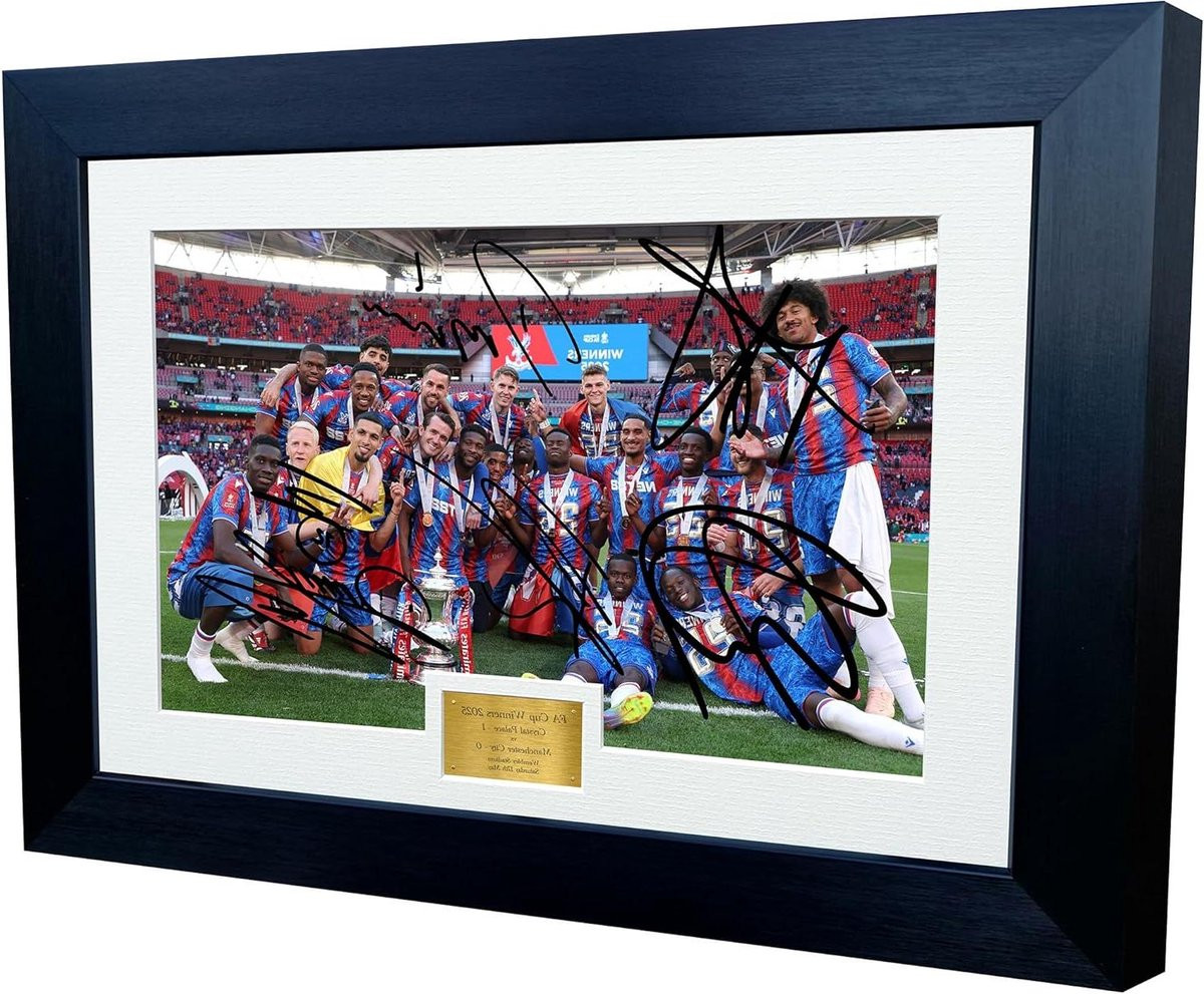 Gesigneerde Foto Poster - Handtekening Kunstwerk - Sport Herinnering - Digitale Afdruk - A4 Formaat - Zwart