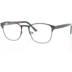 Brille Holzbrille EL90810 in grau beige braun