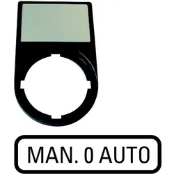 Eaton 216501 Träger, + Schild, MAN 0 AUTO M22S-ST-GB12  - 10 Stück