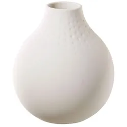 VASE PERLE Manufacture Collier Blanc 12 cm