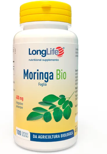 LONGLIFE Srl LongLife, Moringa Bio, 100 capsule
