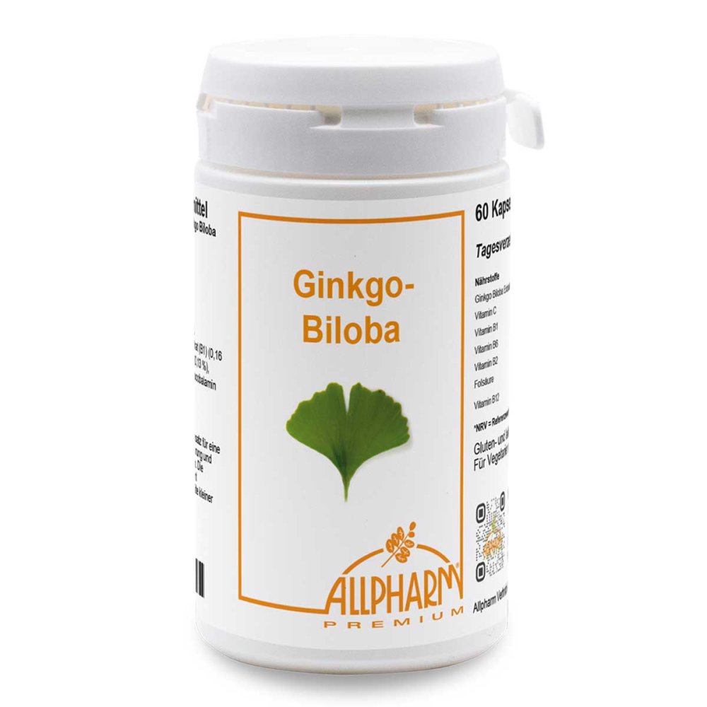 ALLPHARM Vertriebs GmbH Ginkgo Biloba Kapseln 00603566