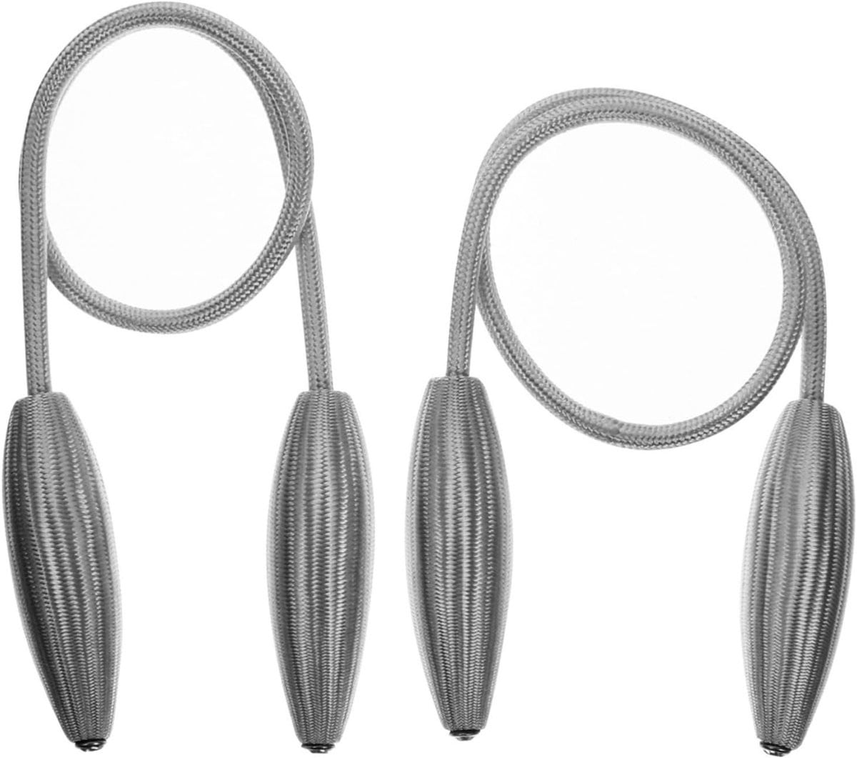 Decoratieve Gordijn Klemmen - Gordijn Tiebacks - 2 stuks - Grijs