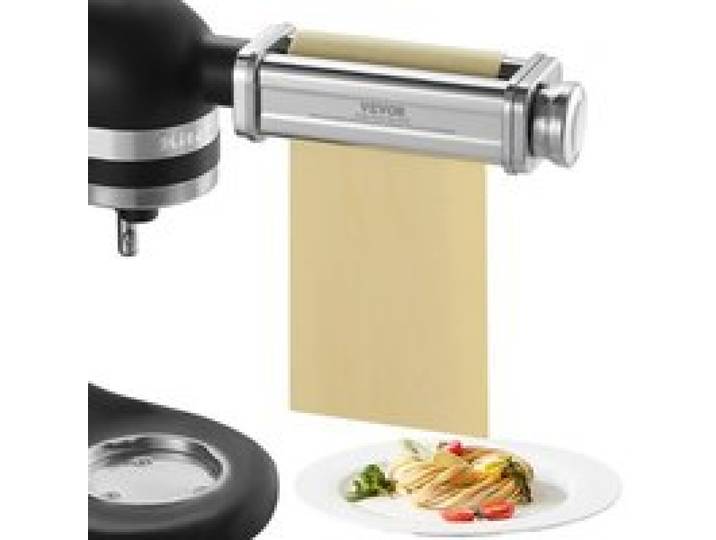 VEVOR Manuelle Nudelmaschine Edelstahl, Edelstahl Frische Manuell Pasta Walze Maschine Einstellbare Italienische Flachteigmaschine Pastamaker Nudelmaschine für Spaghetti, Lasagne, Tagliatelle