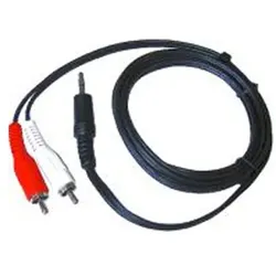 Audiokabel Klinkenst. Stereo auf 2x Cinch 5m