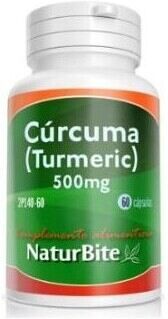 Naturbite Turmeric Turmeric 500 mg 60 Capsules