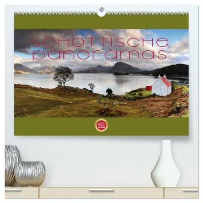 Schottische Panoramas (hochwertiger Premium Wandkalender 2027 DIN A2 quer), Kunstdruck in Hochglanz