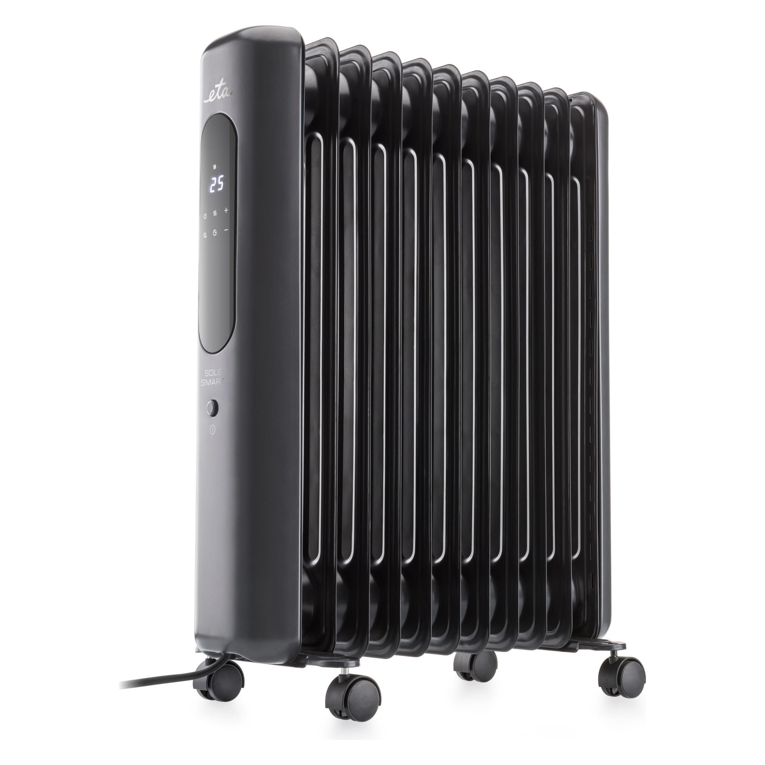 ETA ETA262590000 SOLE SMART Oil radiator, 2500 W, 11 ribs, Black (2500 W) (ETA262590000)