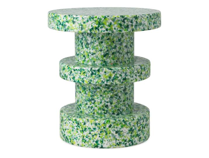 Normann Copenhagen Bit Stack runder Hocker Grün, Ø36x42 cm