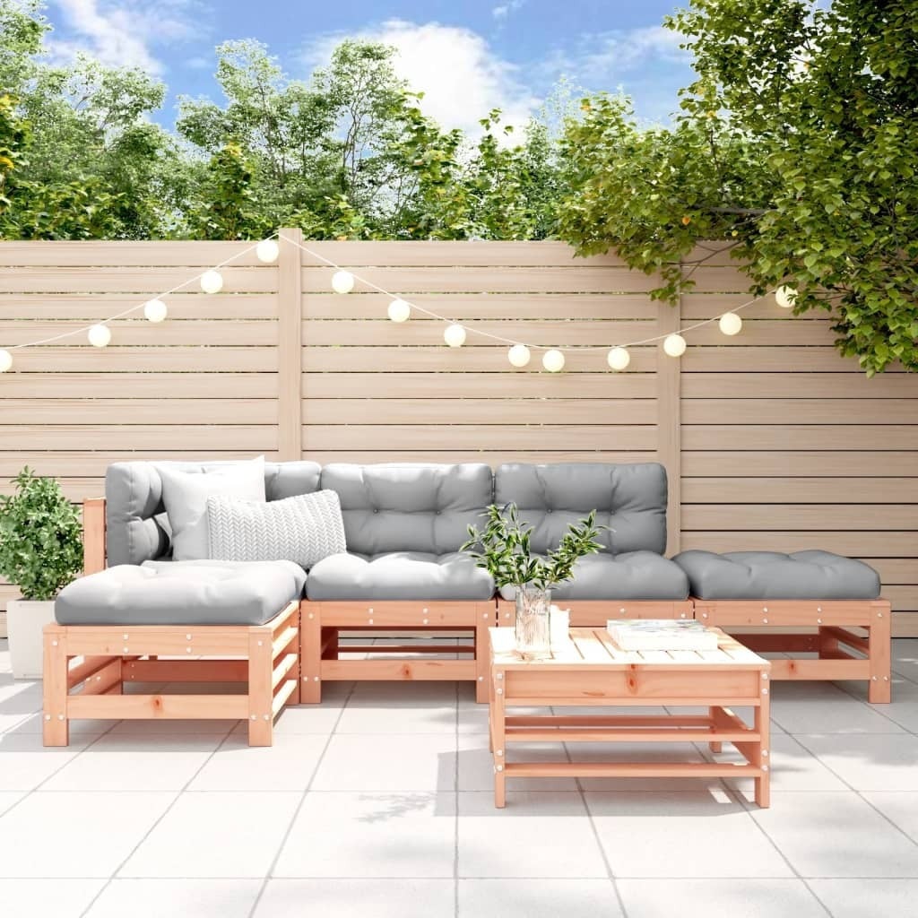 Prolenta Tuinloungeset, 6-delig, L-vormig