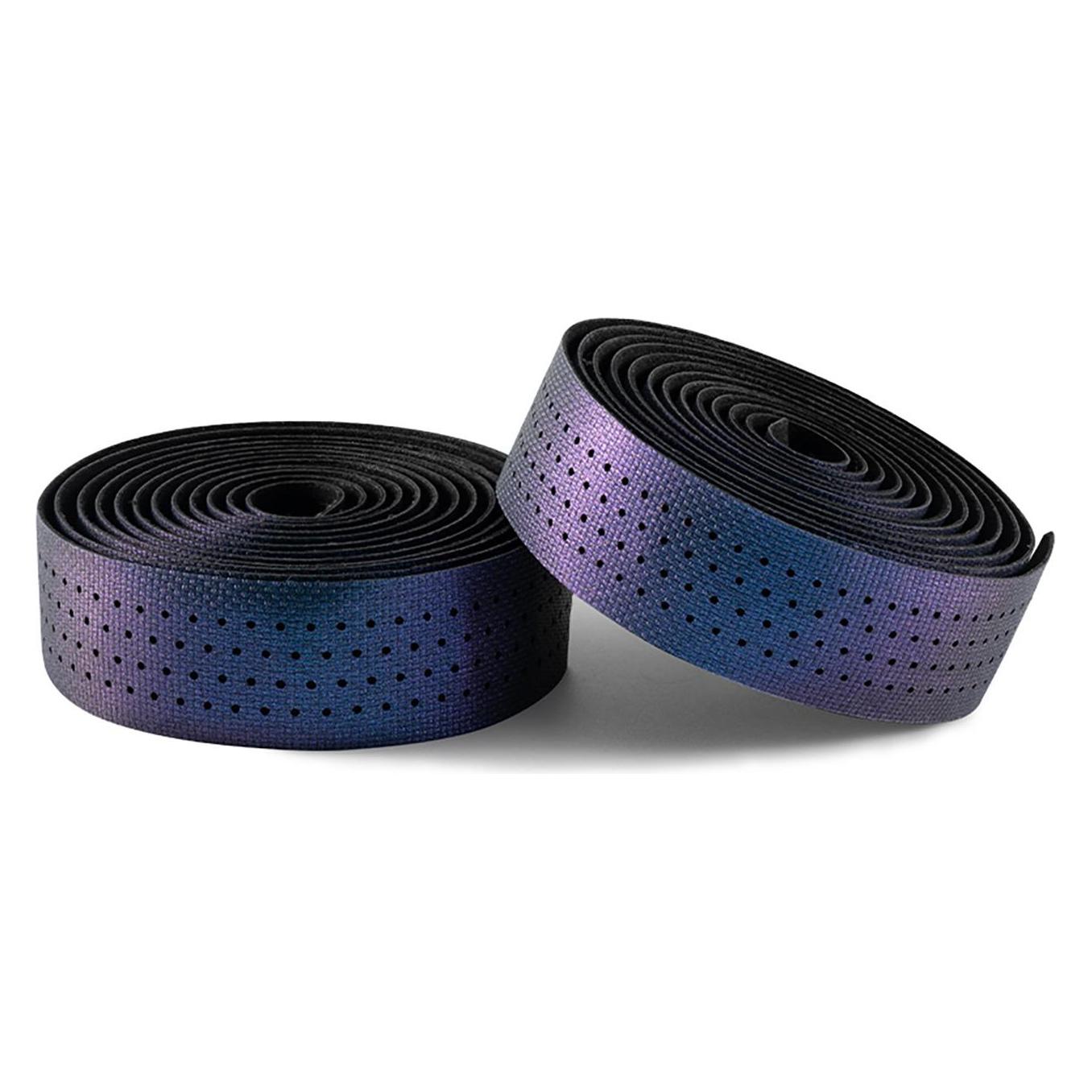Rockbros Handlebar Tape Perforated Silicone with Chameleon Effect - Purple (8386824307610)