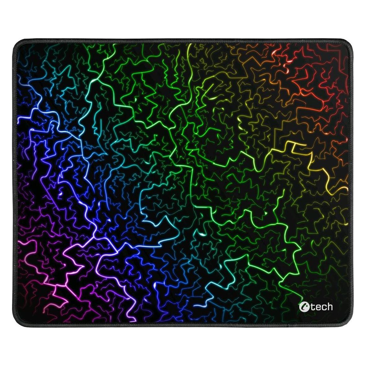 C-Tech Gaming-Mauspad ANTHEA ARC, bunt, für Gaming, 320x270x4mm, genähte Kanten (GMP-01ARC)
