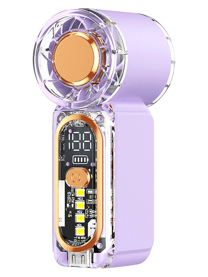 DAM Mini-Handventilator in Lila - onesize