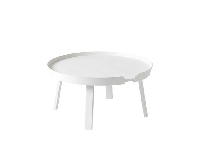 Muuto - Around Couchtisch Ø 72 cm, weiss