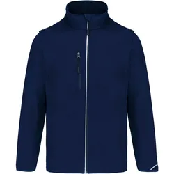 Kariban ProAct Herren 3-Lagen Softshell Jacke mit abnehmbaren Ärmeln Softshell-Jacke PA323 navy M