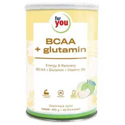 FOR YOU BCAA+glutamin Energy & Recovery Apfel Plv. 480 g